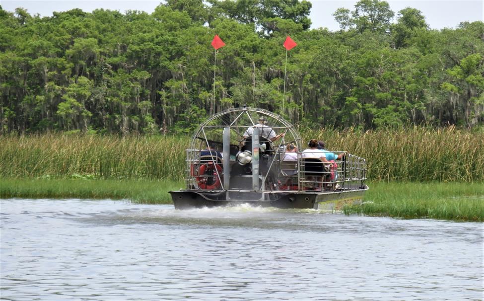 This year’s tour included an airboat ride through the Everglades